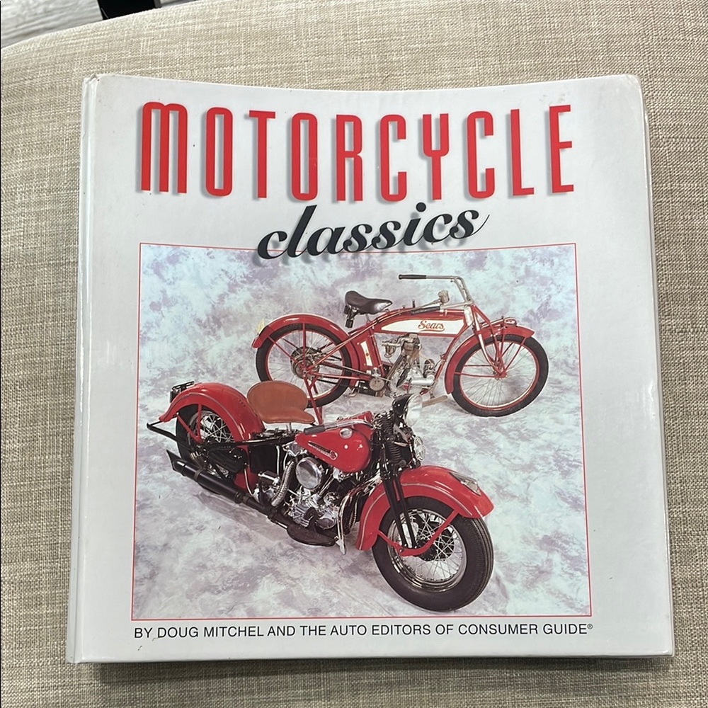Harley Davidson Motorcycle Classics Book - Red and Black Cover